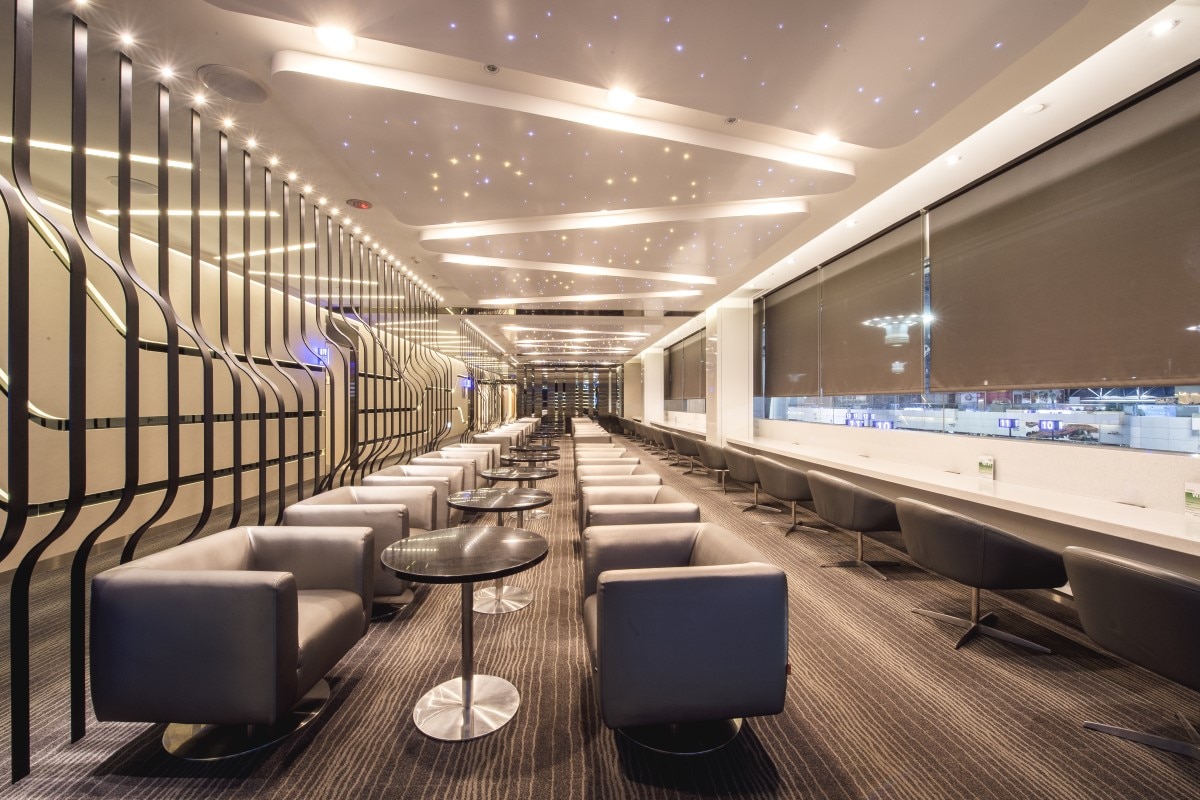 Galaxy dining area in The Infinity Lounge