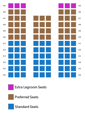 Cabin Seat Zones
