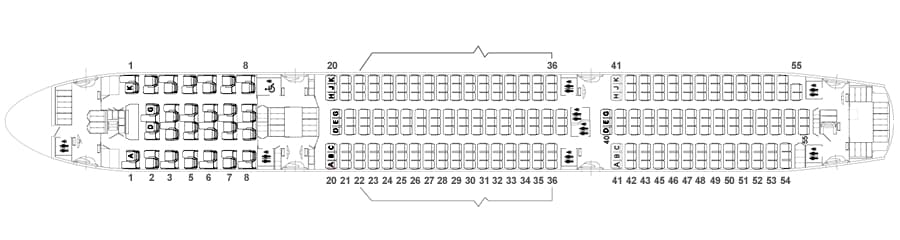 787 9 Seating Chart