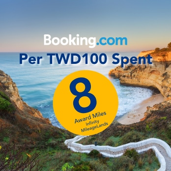Book Now! Double Award Miles with Booking.com!