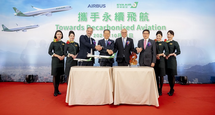 EVA Air and Airbus establish sustainability cooperation