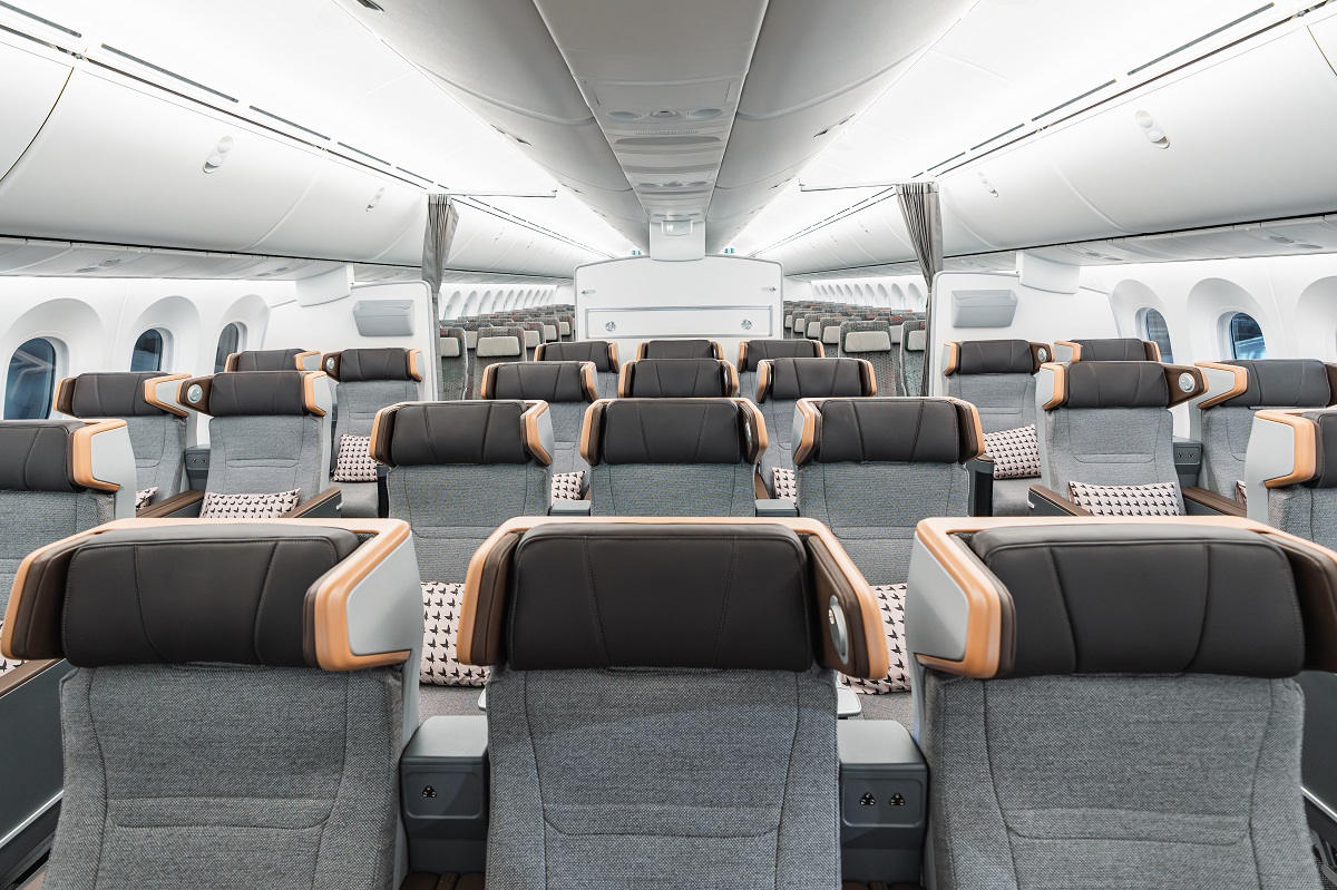 Brand New Premium Economy Class on the Boeing 787-9