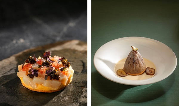 this is the meal picture about new dish designed by chef Makito Hiratsuka