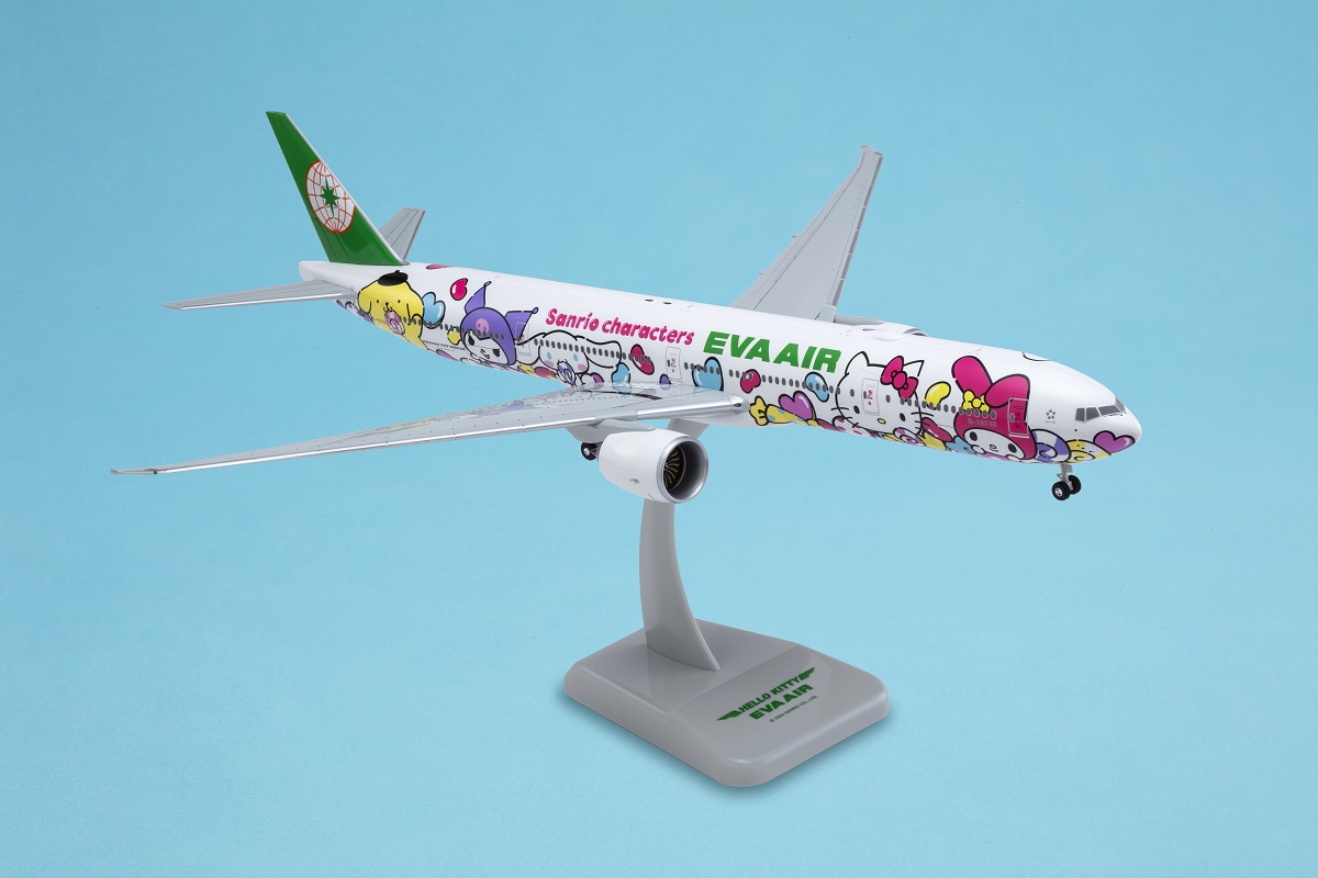 EVA AIR Hello Kitty A330-200飛行模型(1:200) EVA AIR Hello Kitty A330-200飛行模型(1:200) Sanrio Hello Kitty Jet