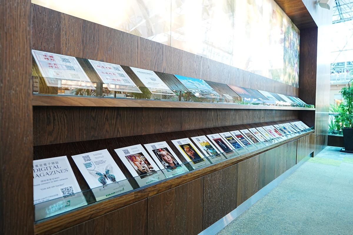 Books and Magazines in The Garden Lounge
