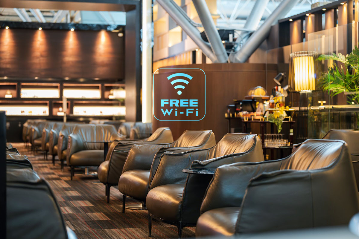 Seats & Free Wi-Fi in The Club Lounge