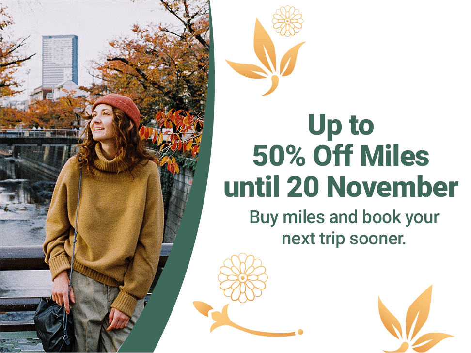 Purchase miles promotion