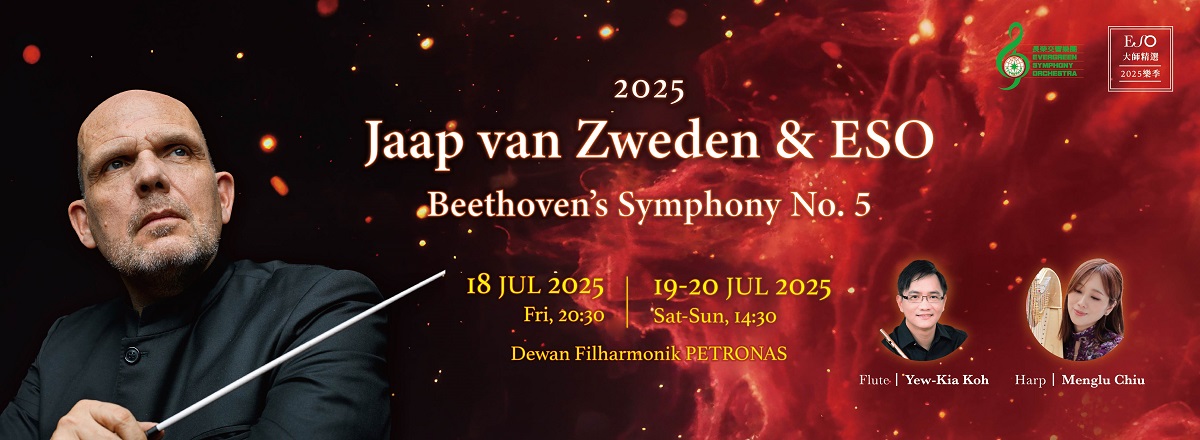 Jaap van Zweden to Lead Evergreen Symphony Orchestra in Malaysia Tour This July