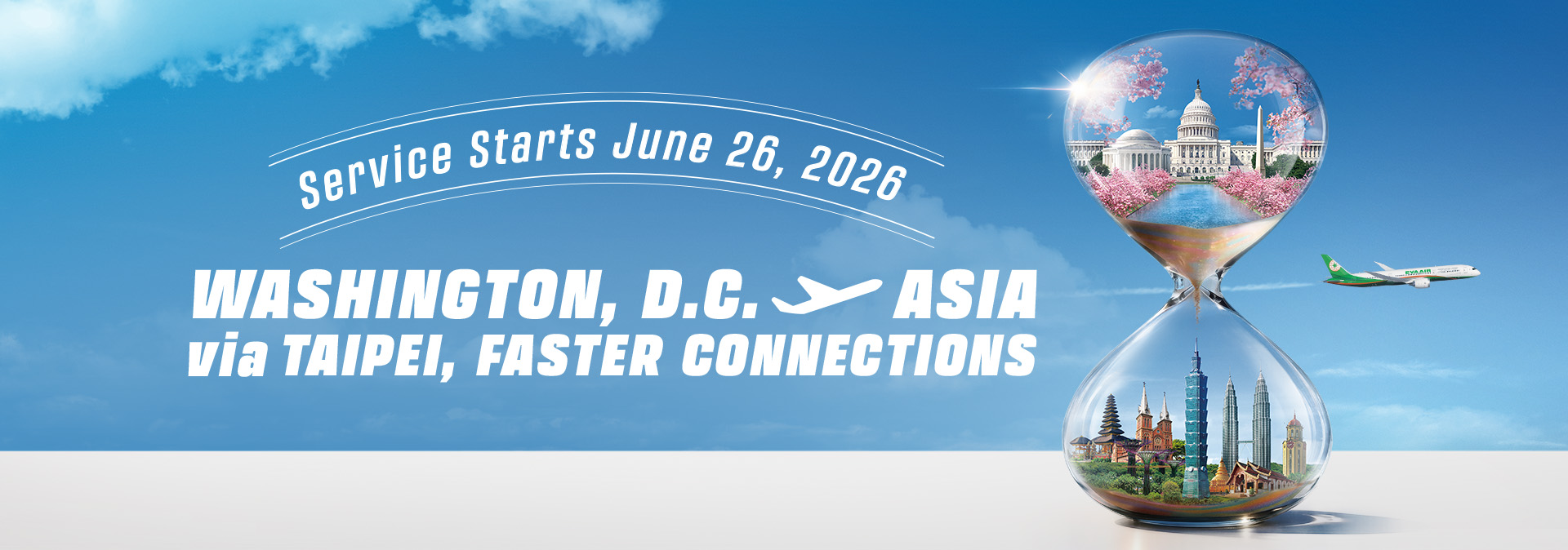 Washington, D.C. to Taipei Nonstop Flight Launches June 26, 2026!