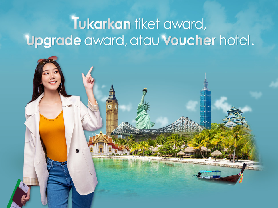 redeem award tickets upgrade awards, or hotel vouchers image