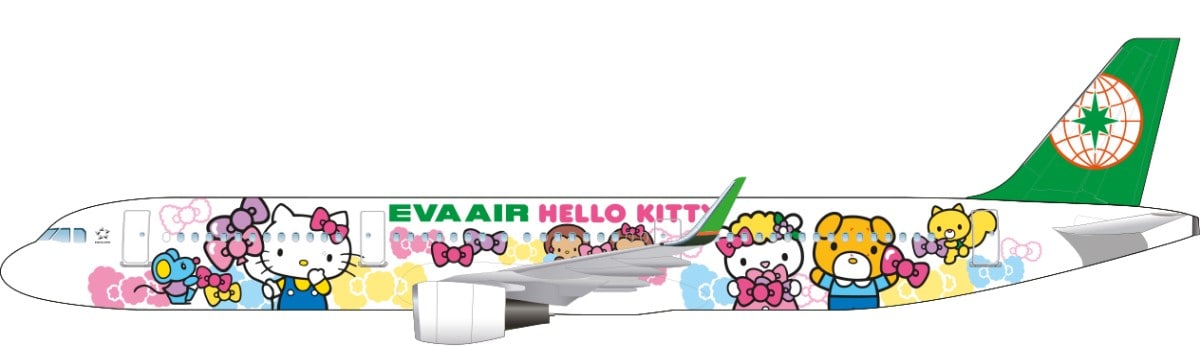 Airline Sticker Eva Air 
