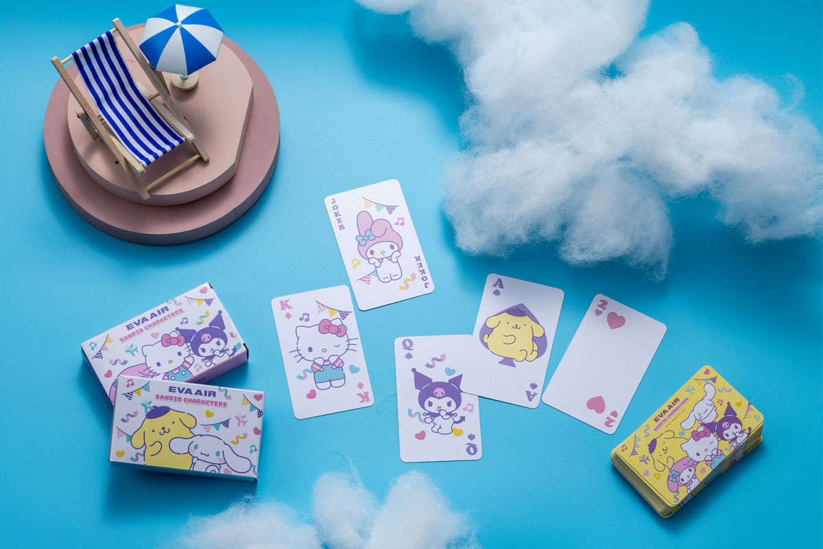 Hello Kitty Jet Playing Card