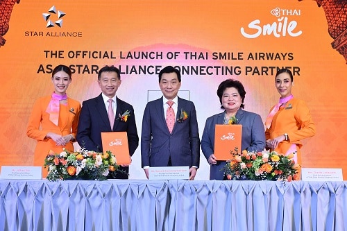 星空联盟欢迎泰国微笑航空成为转机合作伙伴