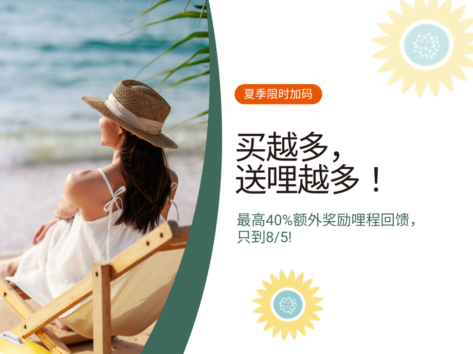 购买哩程折扣