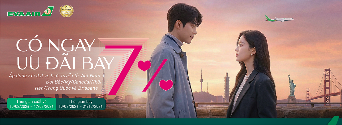 CÙNG EVA AIR “DỊCH” TIẾNG YÊU NGÀY VALENTINE