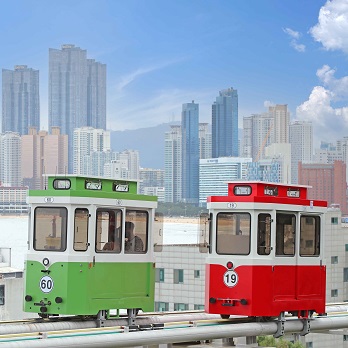 釜山的「天空膠囊列車」