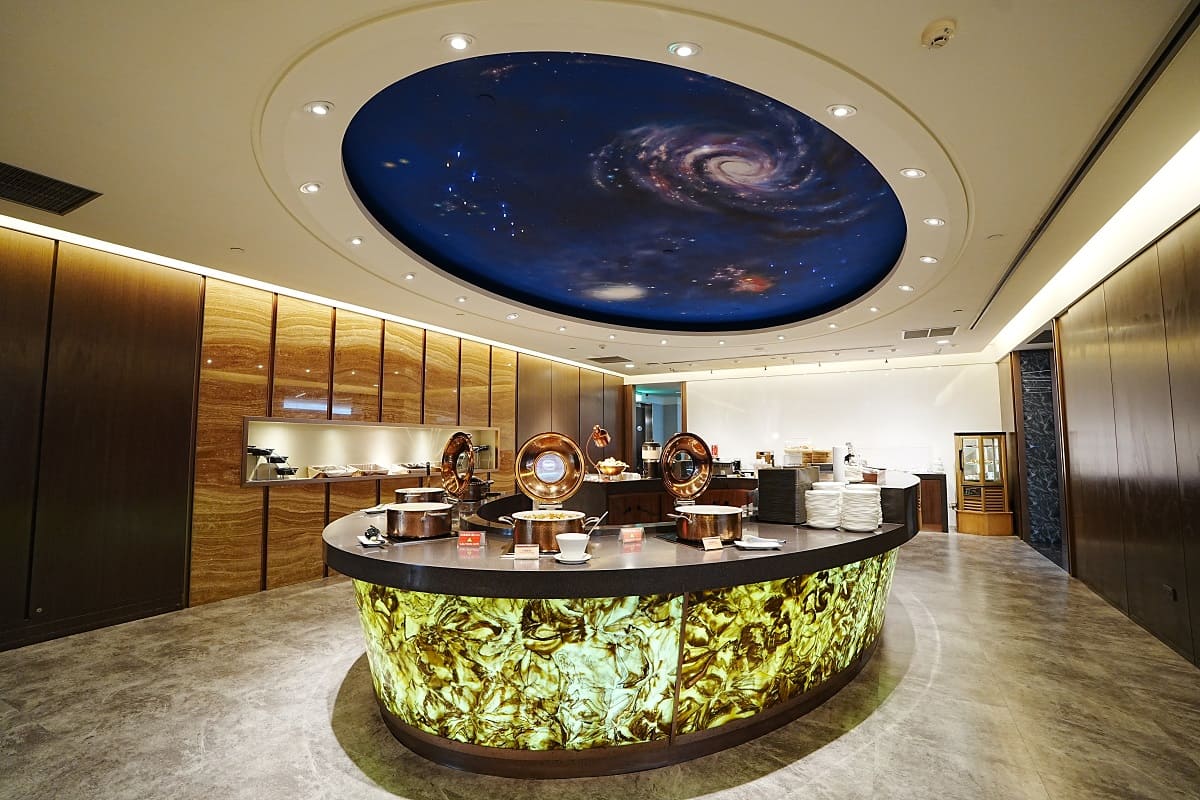The Star貴賓室內的璀璨星空餐吧