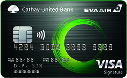 Cathay United Bank EVA Air Co-Brand Signature Card image